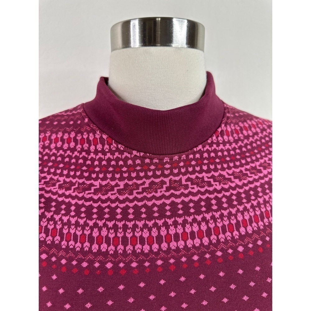 Fabletics Sweater Patterned Long Sleeve Crew Neck… - image 6